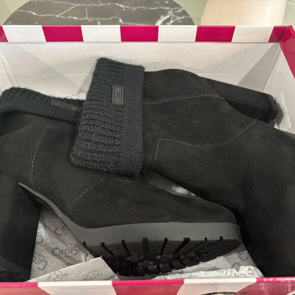 Black Suede Boots - Picture 5 of 5
